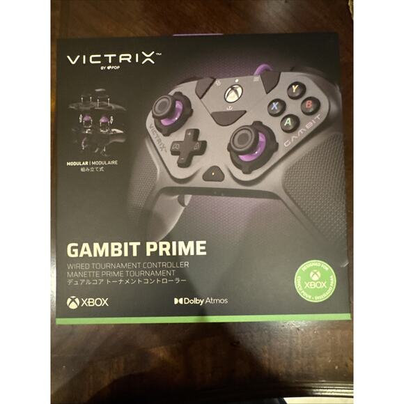 PDP Victrix Gambit Prime Wired Tournament Controller for Xbox Series X|S, New - Picture 1 of 3